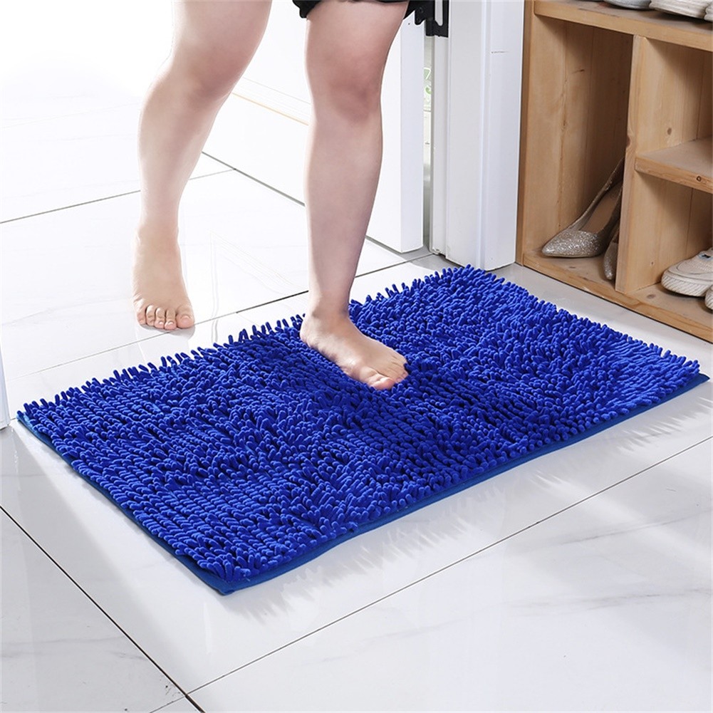 Alfombra De Baño Antideslizante Semicirculos Búho Store Blanco